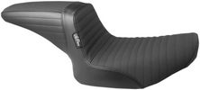 Le Pera Seat Kickflip Black/Pleated Gripper Seat Kickflp Grp 82-94Fxr