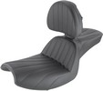 Saddlemen Step Up Seat - Lattice Stitched - Jessup - With Backrest Sea