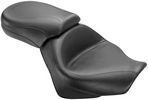Mustang Seat Two-Piece Wide Touring 2-Up Vintage Smooth Seat Wd Vint 7