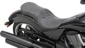 Drag Specialties Seat Rear Low Profile Vinyl Black Seat Loprodbr Vegas
