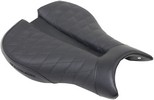 Saddlemen Solo Seat Gel-Channel - Track Ls Front Saddlegel? Plain Blac