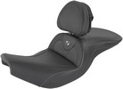 Saddlemen Heated Road Sofa Seat - Carbon Fiber - With Backrest - India