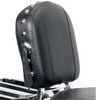 Mustang Sissy Bar Setback Backrest Pad Vinyl Studded With Conchos Pad