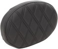 Drag Specialties Pad Bkrst Oval Ddia Blk Pad Bkrst Oval Ddia Blk