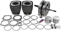 S&S Sidewinder 3-5/8" Big Bore Stroker Kit 96" Wrinkle Black Kit 96Swi