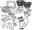 S&S 106" Big Bore Hot Set Up Kit Without Cylinder Heads Wrinkle Black