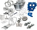 S&S Power Package 100" Gear Drive Cam Silver Power Pk Gear 07-17 Slvr