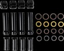 Arlen Ness Tubes Pushrod Black Pushrod Tube Covers 10G Black