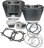 S&S Cylinder/Piston Kit Twin-Cam 106" Black Cylinder Kit 106" Tc Blk