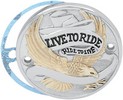 Drag Specialties Live To Ride Point Cover Gold Pts Cover2-H Ltr Gld70-