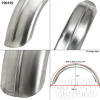 Stingray ribbed rear fender, 6" (15.25cm)