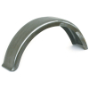 Flat fender raw bobbed, 6"