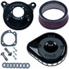 S&S Air Cleaner Mini Teardrop Stealth Efi Black Air Clnr Blk Mtd 01-17