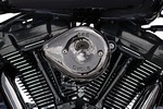 S&S Cycle Air Cleaner Kit Stealth Mini Teardrop Lava Chrome 17-23 M8 A