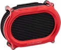 Arlen Ness Filter Kit Stage Ii Oval Performance,Red Air Cleaner - Stag
