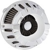 Arlen Ness Air Cleaner Deep Cut Inverted Chrome Air Cleaner - Deep Cut