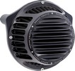 Arlen Ness Air Cleaner Rough Crafts Round All Black Air Cleaner Rough