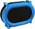 Arlen Ness Air Cleaner Stage Ii Oval Blue Air Cleaner - Oval - Fltr/Fl