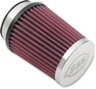 S&S Replacement Air Filter For Tuned Induction 2-1 Air Cleaner Red Fil