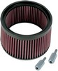 S&S High Flow Replacement Air Filter +1" For Stealth Air Cleaner Filte