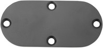 Drag Specialties Flat Black Primary Chain Inspection Cover Cover Insp
