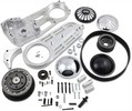 Bdl 2? Belt Drive Kits With Changeable Domes Polished Belt Drive 2 Pol