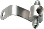 Drag Specialties Rear Brake-Tee W/ Brakelight-Switch Hole Chrome Rear