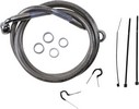 Drag Specialties Front Brake Line Stainless Steel Frt Brake Line 99-07