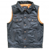 13-1/2 Blood Moon Leather Vest S