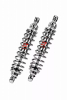 Bitubo 14" Rear shocks FXD Chrome
