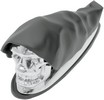 Drag Specialties Front Fender Ornament Shrouded Skull Ornament Fndr Sk