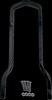 Drag Specialties  Sissybar Sqr Tal 7.5Blk Sissybar Sqr Tal 7.5Blk