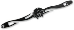 Drag Specialties Shift Linkage Split Skull Custom Black Linkage Sp Skl