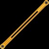 Arlen Ness Speedliner Shift Rod - Gold Shift Rod Speedliner Gold