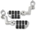 Kuryakyn Dually Iso Pegs With Offset & 1-1/4" Magnum Quick Clamps Peg