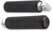 Arlen Ness Footpegs Knurled Black Footpeg Knurled Blk