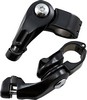 Kuryakyn Cruise Mounts Tour Tech Short Arm Black Highway Mounts Short