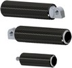 Arlen Ness Footpegs Dual Ring Black Footpegs Dual Ring Blk