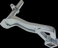 Drag Specialties Passenger Peg Mount - Left - Chrome - Fx Mount Left P