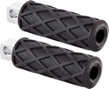Arlen Ness Footpegs Diamond, Black Footpegs Diamond Black