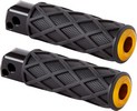Arlen Ness Footpegs Passenger Diamond, Gold Footpegs Passenger Diamond