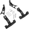 Drag Specialties Passenger Floorboard Mount Kit Black Softail 00-07 Mo