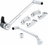 Arlen Ness 4 Inch Extended Foot Control Kit - Chrome 4 Inch Extended F