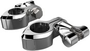 Ciro Highway Peg Mount Adjustable With Clevis Chrome Clamp Pinless Cle