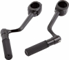 Arlen Ness Forged Highway Peg Mounts - Black Highway Peg Mount All Bla