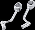 Arlen Ness Forged Highway Peg Mounts - Chrome Highway Peg Mount All Ch
