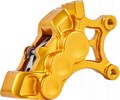 Arlen Ness Caliper 6P 14" Rh Gold Caliper - 6 Pistons - 14 - Gol