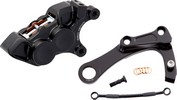 Arlen Ness Caliper Rear 4 Pist0N All Black M8 Softail Caliper - 4 Pist