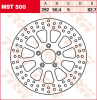 Trw Brake Rotor Round Fixed 292 Front Front Brake Disc Xl/Bt