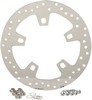 Drag Specialties Polished Stainless Steel Drilled Front Brake Rotor Ro